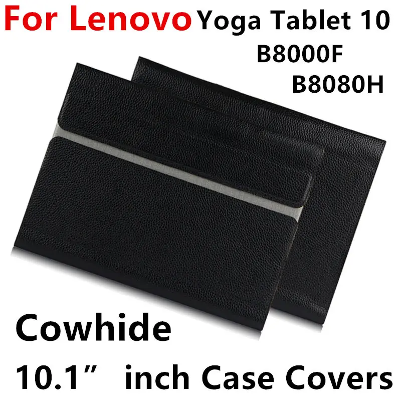 Чехол для планшета 10 Yoga чехол из воловьей кожи Cenuine Lenovo YOGA B8000 h B8080 1 дюйма Защитные