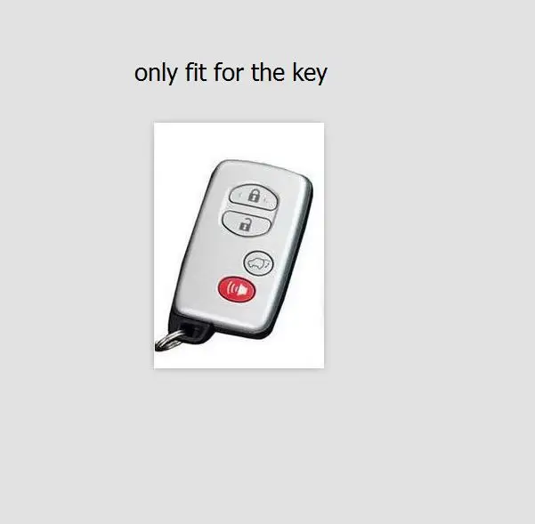 Силиконовый чехол для TOYOTA Camry Highlander Prado Crown Land Cruiser Prius Aqua Hilux Rav4 с 4 кнопками|key case