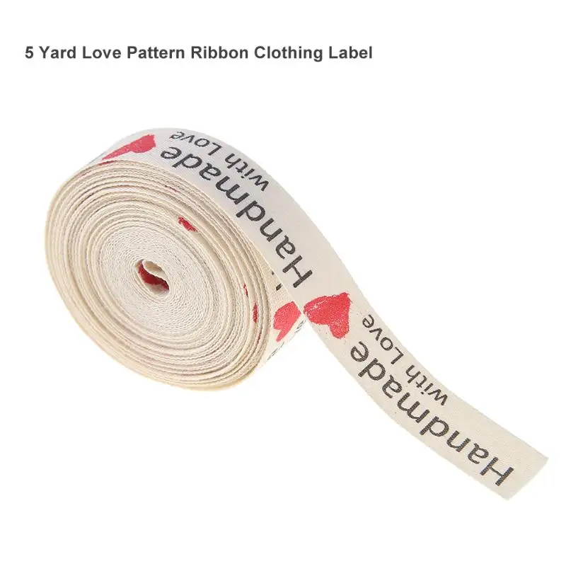 5 дюймов 10 ярдов лента для шитья одежды ширина 15 мм|clothing labels|handmade clothing labelsclothing label