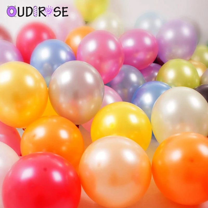 OUDIROSE 100 шт 12 дюймов 2,8g толстый воздушный шар латекса День рождения украшения для детских игрушек Baby Shower свадебные принадлежности для вечеринки шары