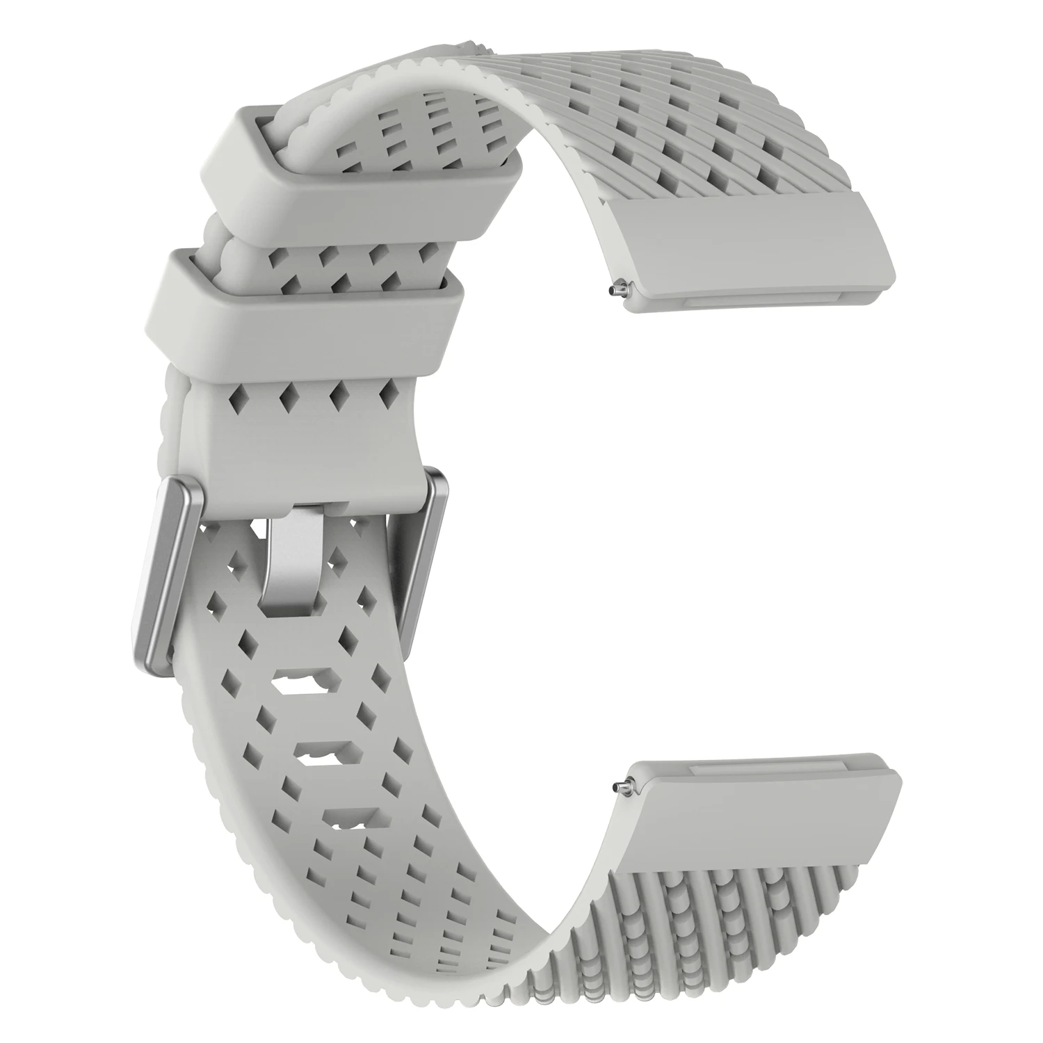 Серый Soft Silicone For Fitbit Versa Bracelet Replacement Sport Wristband Watch Band Accessories Strap Watchband For Fitbit versa lite - Цвет: Серый