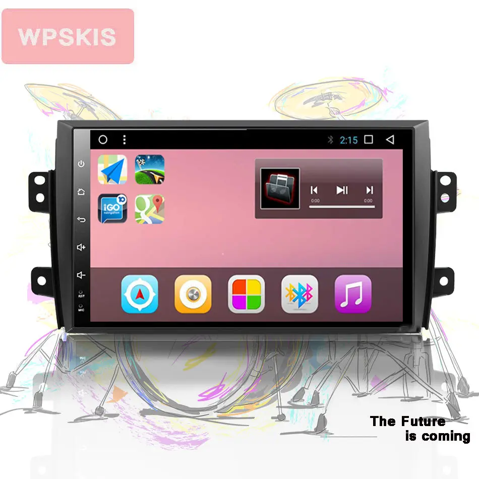 2 DIN Android 10 0 автомобильный dvd для Suzuki SX4 2006 2007 2008 2009 2010 2011 2012 2013 радиоприемник