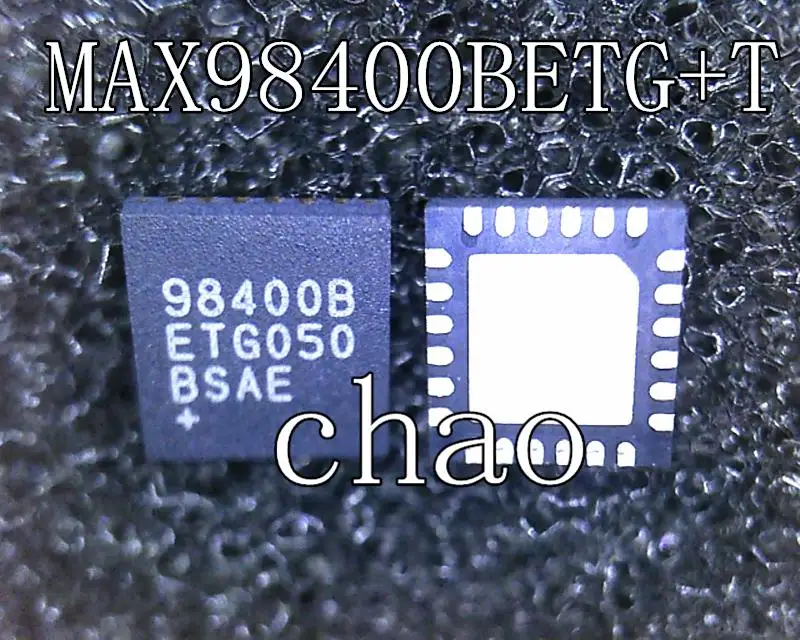 (5 .) MAX98400BETG + T QFN24 98400B