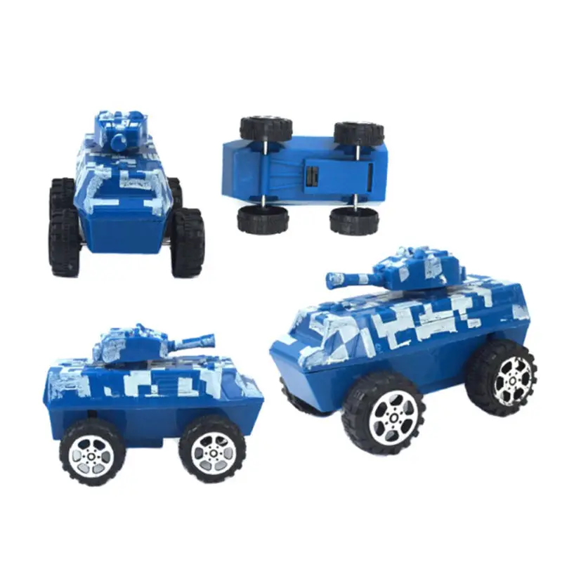 Plastic Army Green Tank Model Miniature Toy Hobbies Kids Educational Gift |