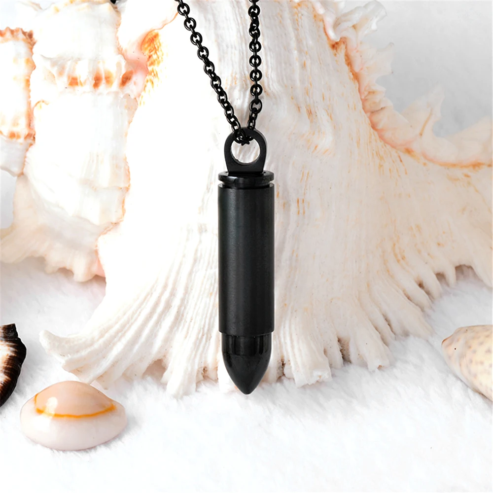 Bullet Sculptor Symbol Shaped Ashes Necklace Pendant Steel Stainless Four Colors Wholesale and Retail | Украшения и аксессуары