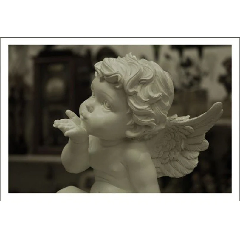 5D diy Алмазная вышивка крестиком мозаика с изображением ангела картина квадратная