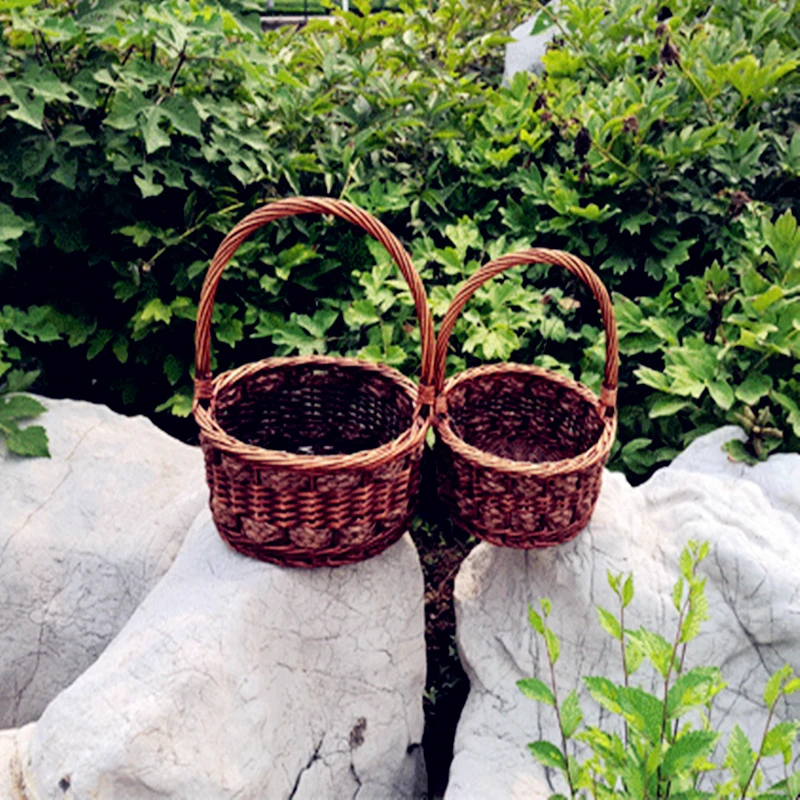 

2017 New Willow weaving basket toy basket