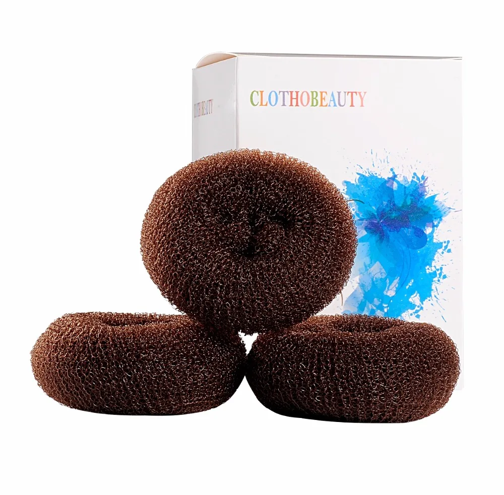 Clothebeauty 3 шт. очень маленький размер дети/дети волосы булочка пончик производитель