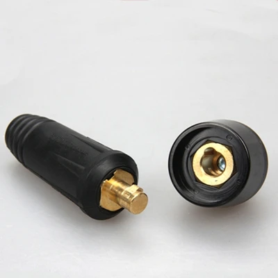 Электрический сварочный аппарат Медь 10-25 35-5050-70 сварочная ручка проволочное гнездо для быстрого соединения патронов - Цвет: 1set 10-25