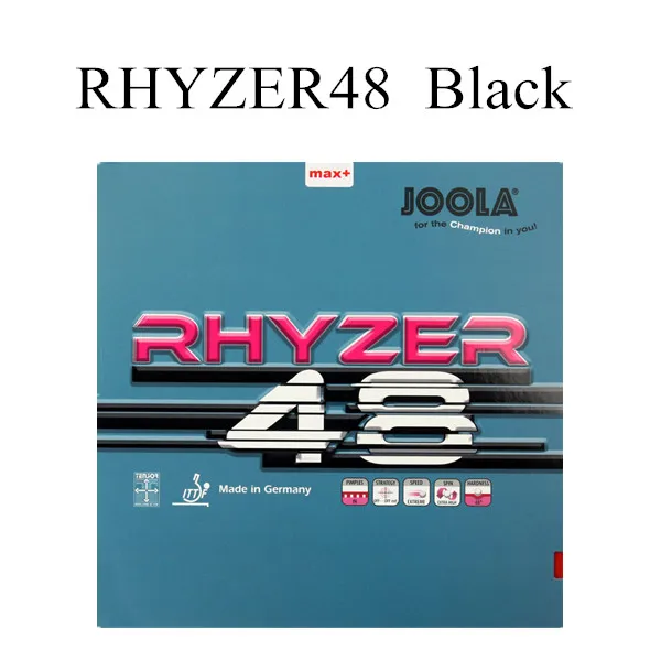 48 Black Joola RHYZER 43/48( Новинка) Настольный теннис резиновая губка для пинг-понга Tenis De Mesa - Цвет: 48 Black