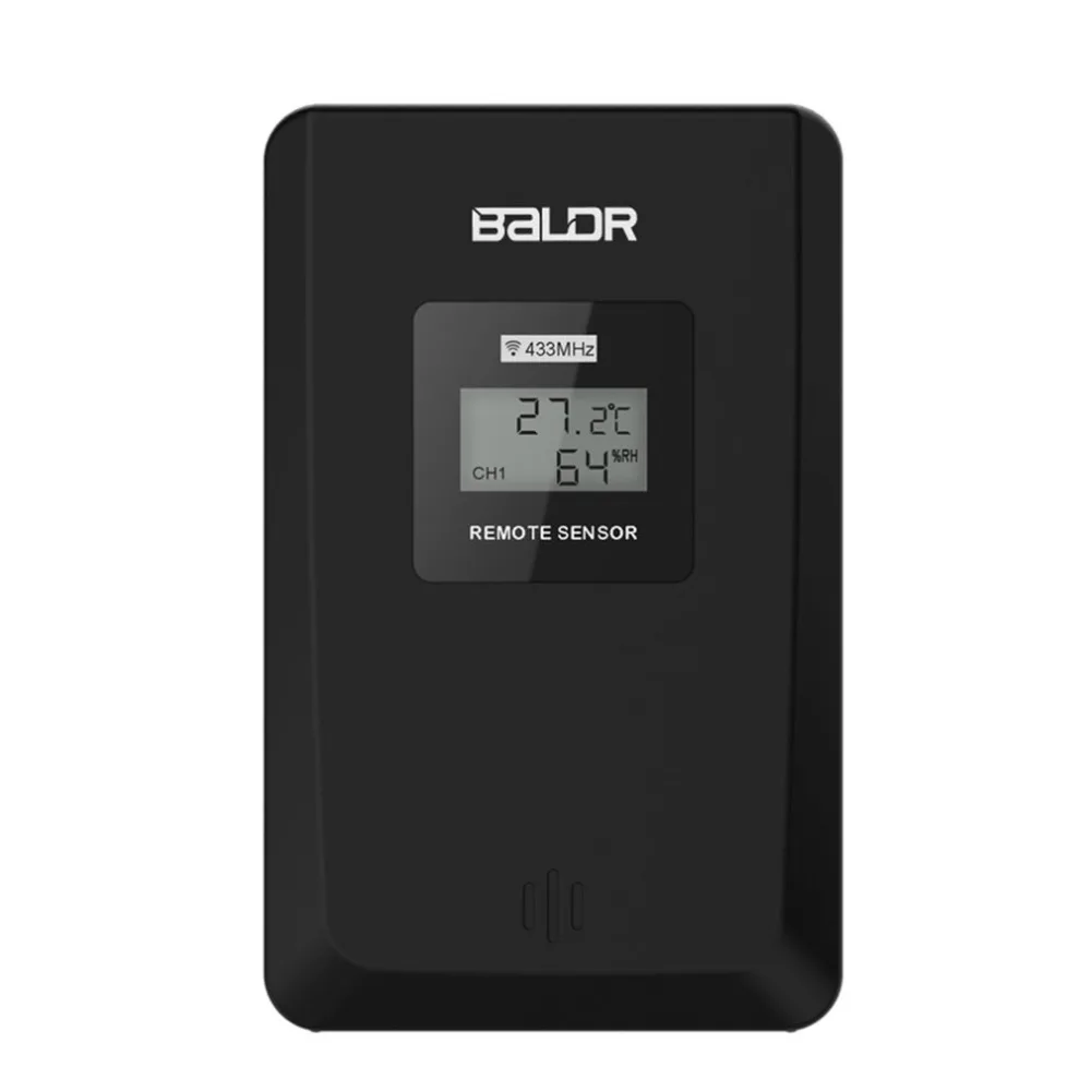 BALDR беспроводной цифровой Метеостанция термометр гигрометр сенсорный экран