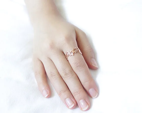 Модные кольца 10 шт./лот соединяемые с пентаграммой для женщин | Украшения и