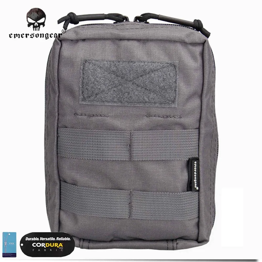 Emersongear 18*12,5*7 см Универсальный Чехол Molle Военная нейлоновая Боевая Экипировка EM9287 мультикам черный