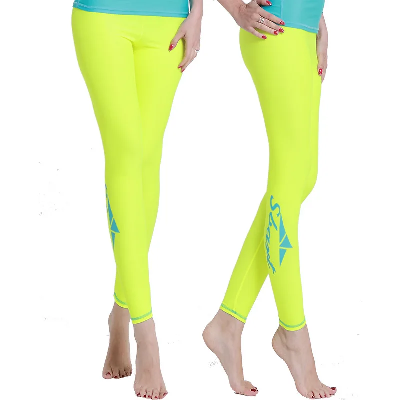 rashguard yellow SBART, женские плавательные шорты от Гидрокостюма, Женский влажный костюм для плавания, женский купальный костюм для серфинга, купальные костюмы, костюм для серфинга дайвинга, одежда для плавания - Цвет: rashguard yellow
