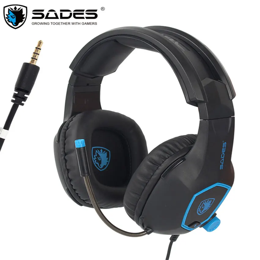 SADES SA818 шлем PS4 Игровые наушники с микрофоном камуфляжной расцветкой и