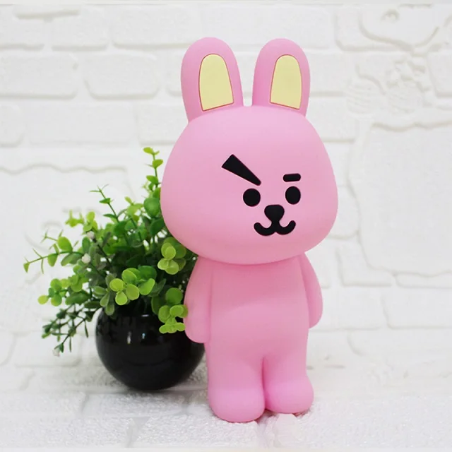 Креативный милый силиконовый пенал для карандашей kawaii канцелярские принадлежности мультяшный детский пенал коричневый Медведь Кролик коала фигурки - Цвет: 9