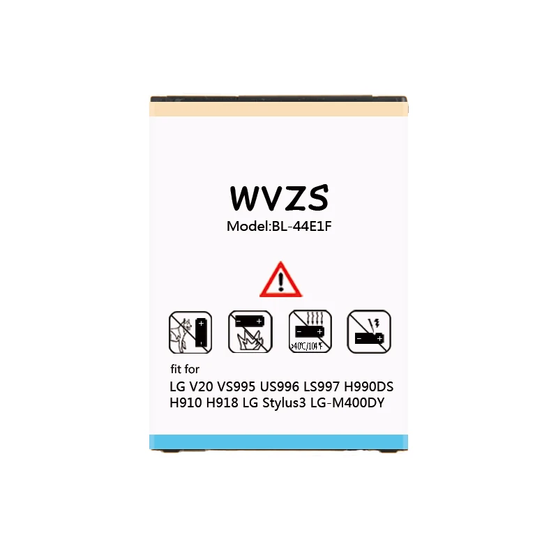 Wvzs 4300 мА/ч Батарея для LG V20 H990 F800 VS995 US996 LS997 H990DS H910 H918 S BL-44E1F замена батареи |