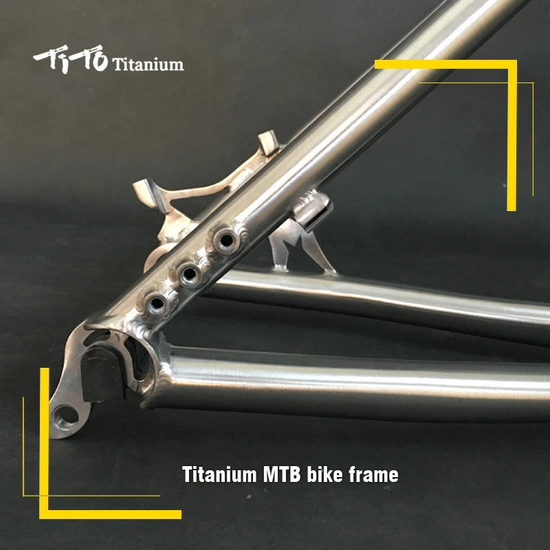 Бесплатная доставка! Тито титановая горная велосипедная рама 26 27 5 29 Внутренний