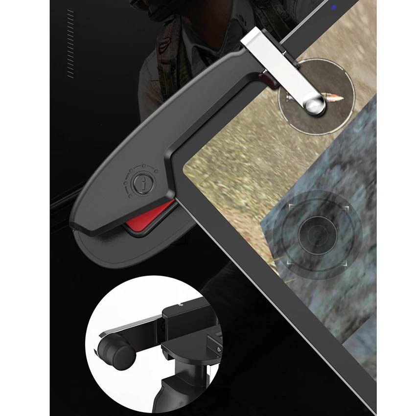 FPS Game Gamepad Controller L1R1 Trigger Fire Button Aim Key Joystick Universal Handle For PUBG iPad Mini 5 Air | Электроника