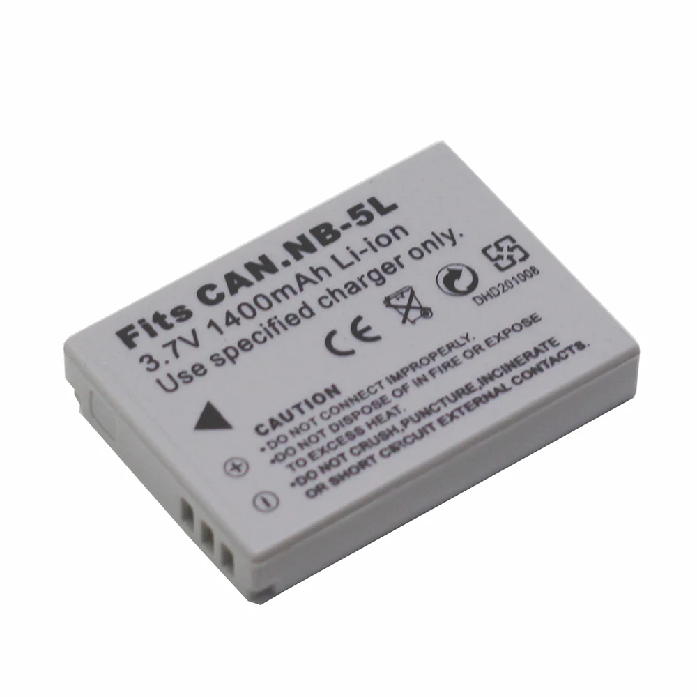 Аккумуляторные батареи Doscing NB 5L 1400 мАч для цифровых камер Canon PowerShot SX230 HS SX210 SX200 S100