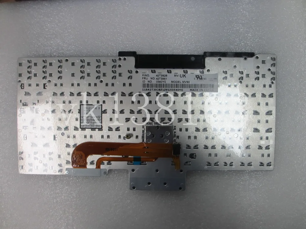 Клавиатура с большой кнопкой ввода для Lenovo Thinkpad T400 T500 R60 R61 T60 T61 FRU 42T3961 42T3928 |