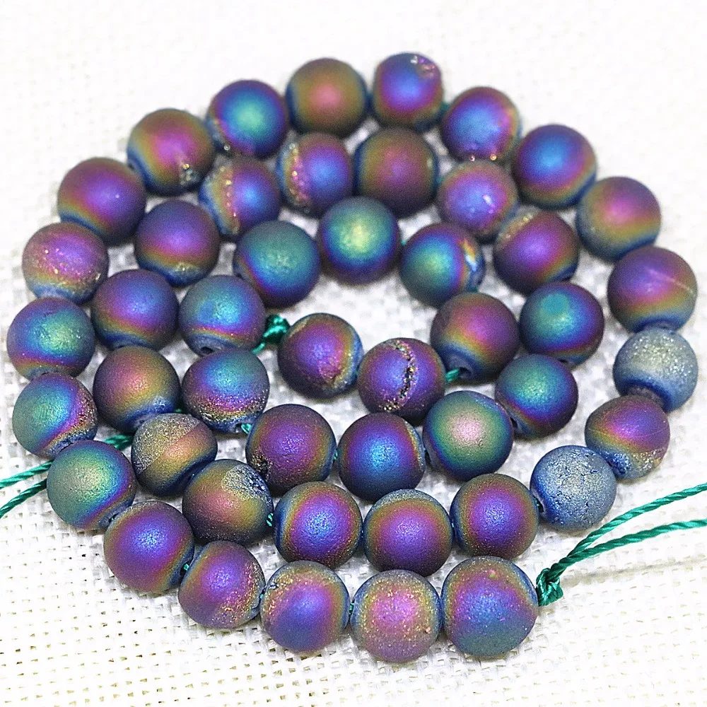 

Natural drusy smile carnelian 14mm loose beads for women 8 colors round loose stone high grade jewelry findings 15inch B1632