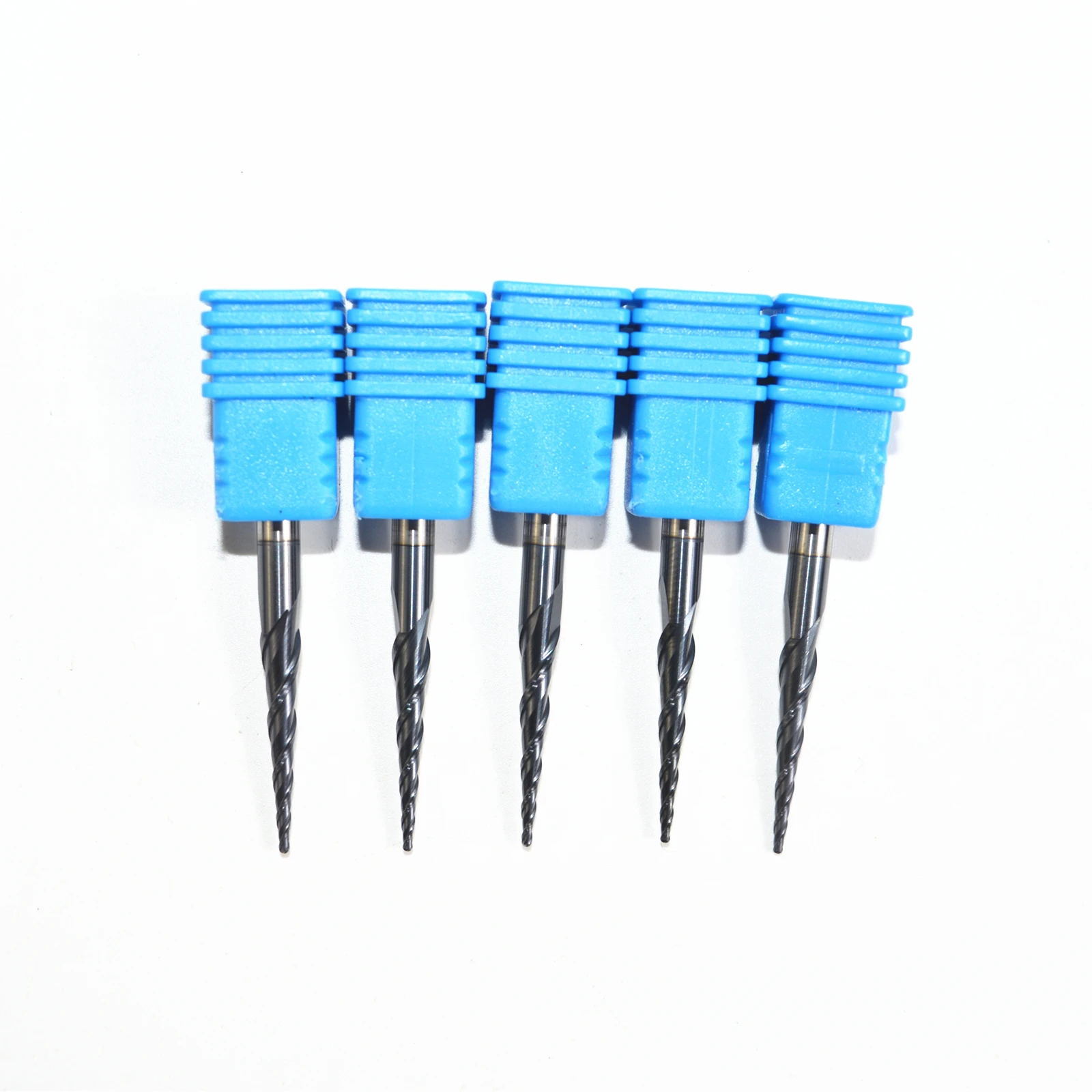 Бесплатная shipping-5PCS R0.5 * D4 20 5 50L HRC55 твердосплавные конусные концевые фрезы с