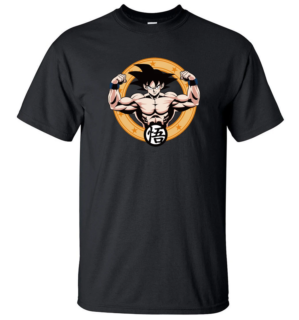 Lasting Шарм Dragon Ball Z с рисунком Для мужчин футболка Новое поступление Летняя 100%