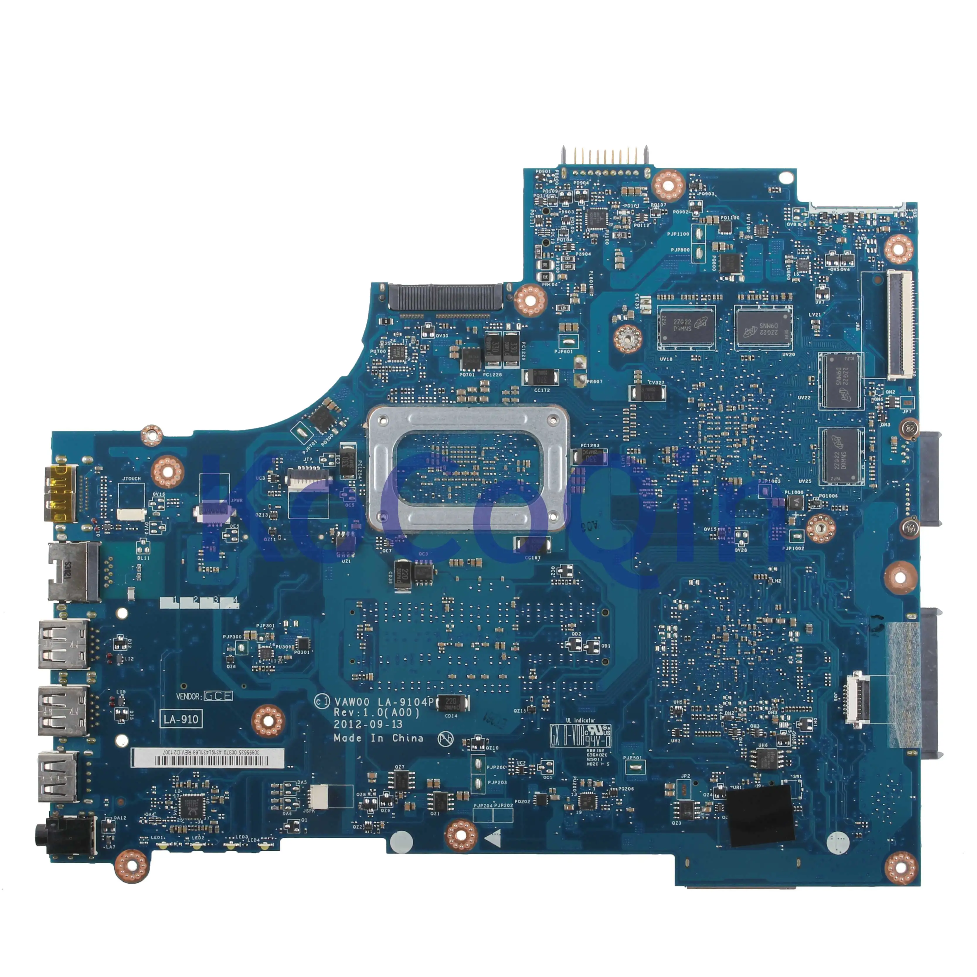 Kocoqin материнская плата для ноутбука DELL Inspiron 15R 3521 5521 Core I5 материнская плата CN-0TPX0T 0TPX0T VAW00 LA-9104P SR0XL 216-0833000