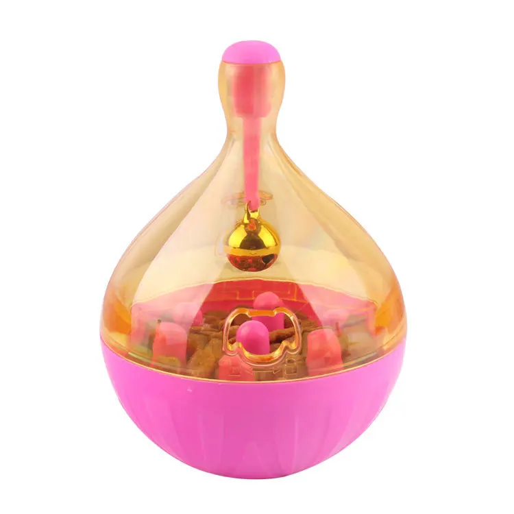 Big Tumbler Pink Игрушки для кормушек домашних животных, кошек, собак, интерактивные шарики, игрушки для утечки, фидер для собак, кошек, головоломки, качающаяся пищевая игрушка, жевательные аксессуары для домашних животных - Цвет: Big Tumbler Pink