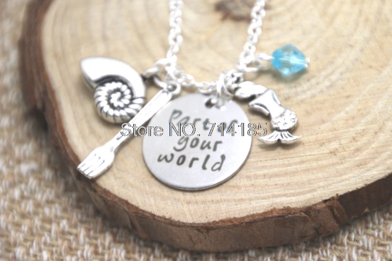 Маленькое ожерелье с русалкой часть вашего мира вдохновил Очаровательная в