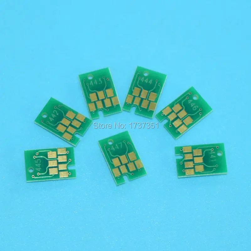 1 комплект T5441 T5441-T5447 сбрасываемый картридж чип для Epson Stylus Pro 7600 принтер