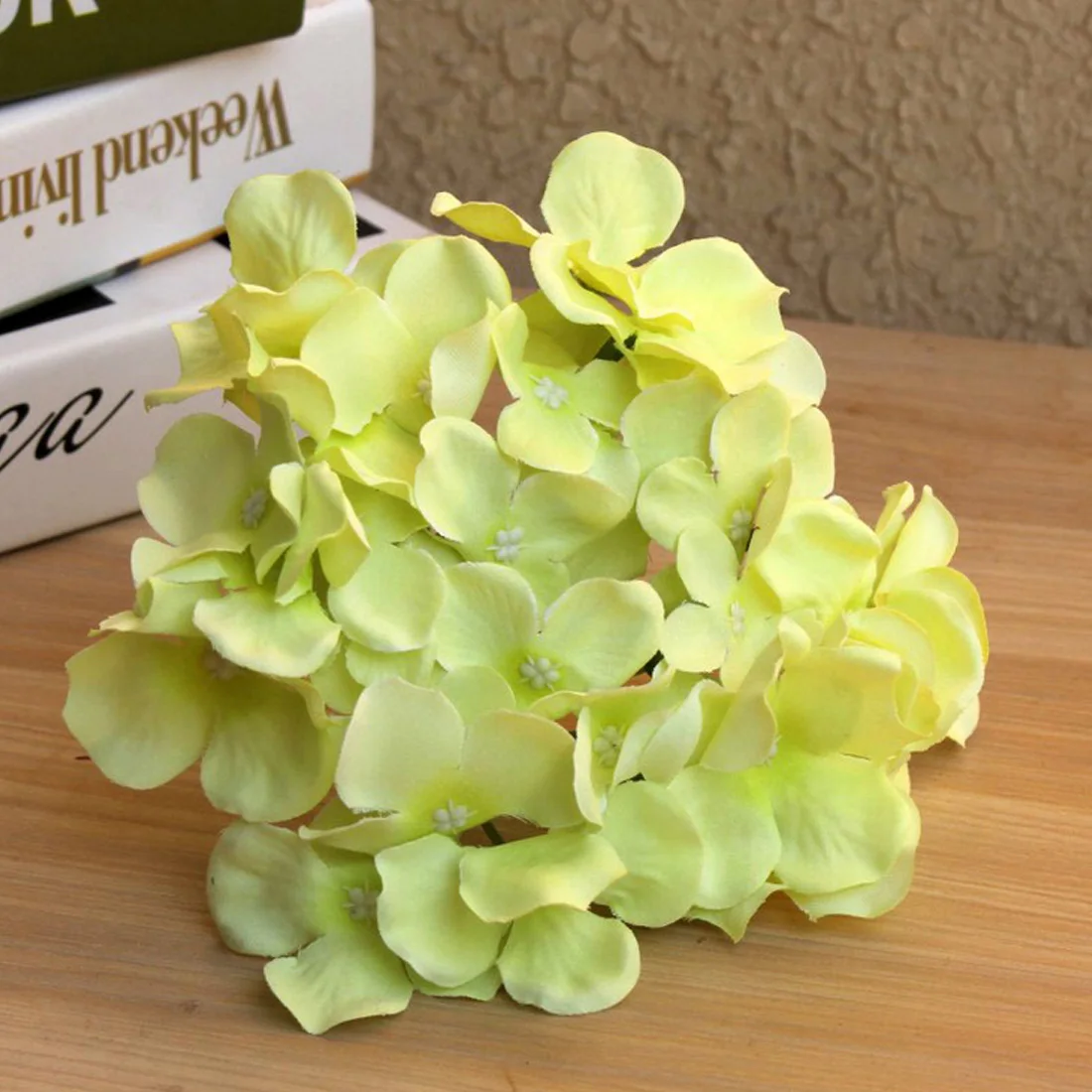 Искуственные цветы Шелковые искусственные гортензии букет дешевые для дома