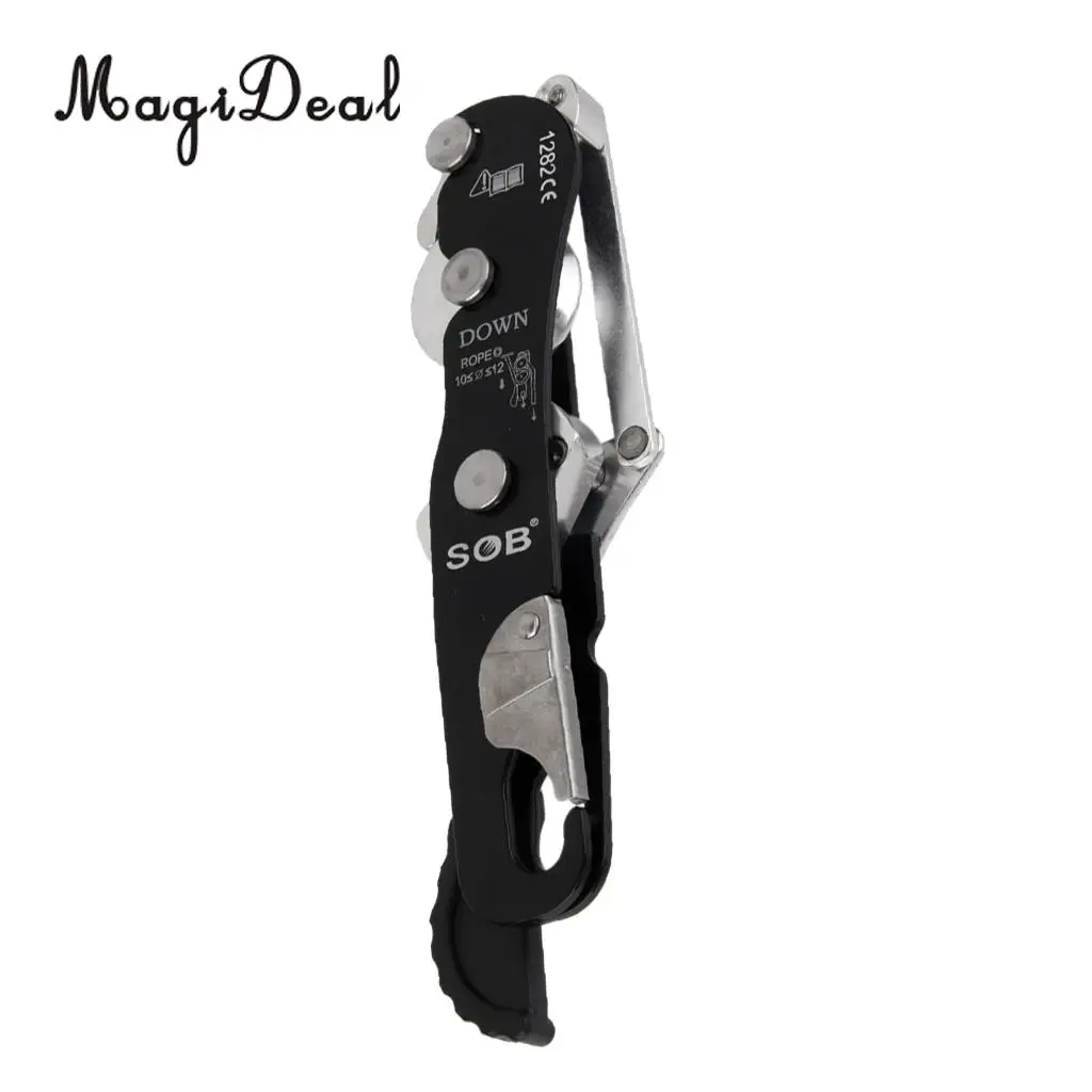 MagiDeal Professional Rock Climbing Handle control Abseiling спуск вниз стоп самозапирающее устройство вниз протектор инструмент