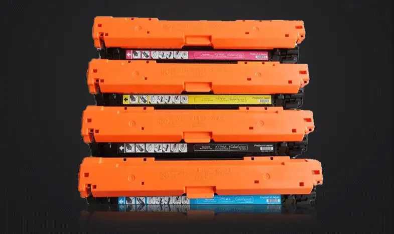 4 шт./компл. новый цветной тонер-картридж совместимый с тонером CE740A 741 742 743 для HP