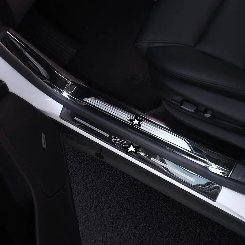 Auto Foot Pedal Wing Mirror Handle Door Automobile Decorative Chromium Car Styling Bright Sequins Covers 18 19 FOR Cadillac CT6 |