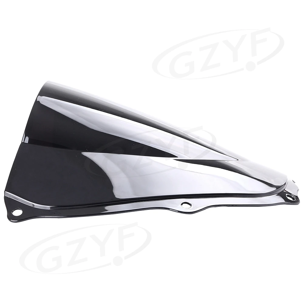 

VTR 1000 Motorcycle Black Windscreen Wind Deflectors Screen Windshield Windproof Double Bubble For Honda VTR1000 2000-2006
