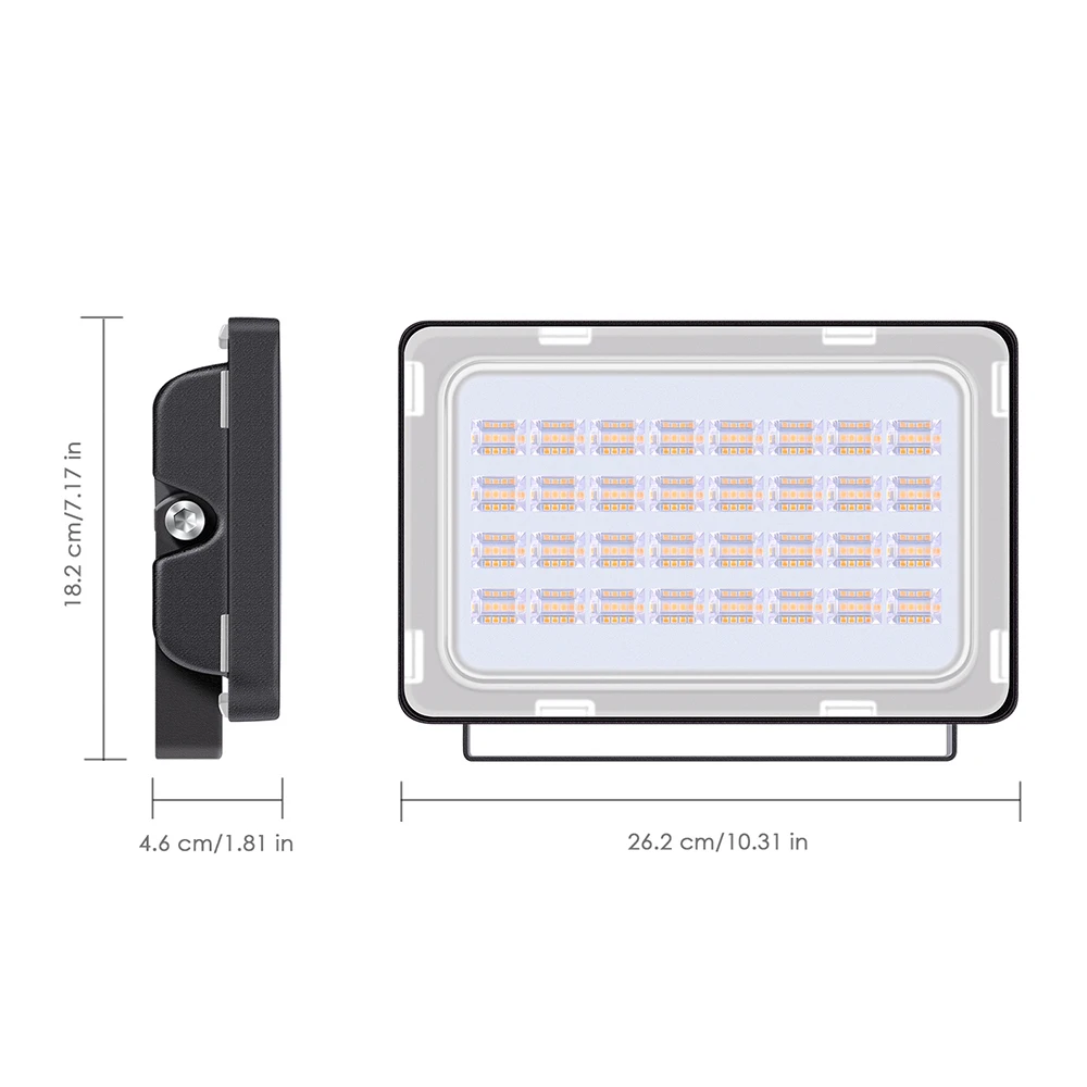 LAIDEYI 10Pcs 100W LED Outdoor Floodlight Warm/ Cold White IP65 Waterproof Lighting Wall Street Lamp Free shipping | Освещение