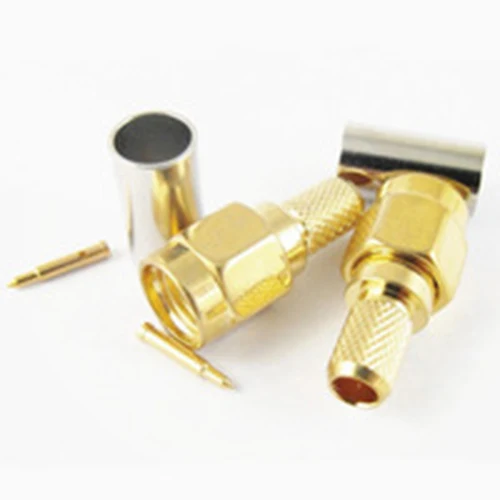 Обжимный разъем SMA Male RG58 LMR195 RG142 RG400 RG223 10 шт.|male sma connector|connector crimpconnector male |