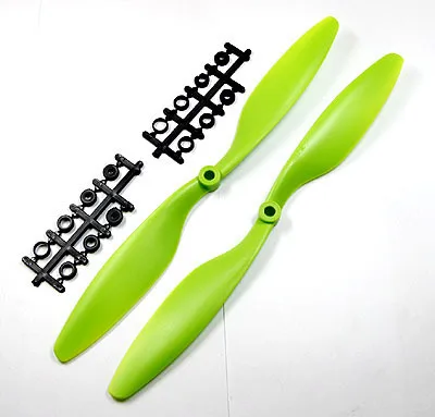 12x4 5 &quot1245/R CW CCW зеленый пропеллер MultiCopter вращение по часовой стрелке и