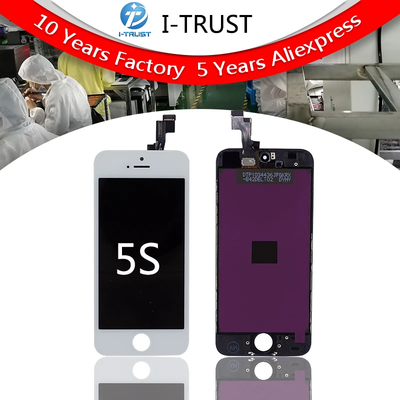 ЖК дисплей для iphone с сенсорным экраном и дигитайзером в сборе цвет 50 шт./лот класс