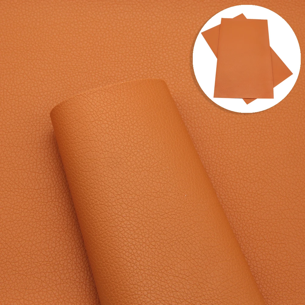 David accessories 20*34cm Plain Color Litchi Faux Synthetic Leather Fabric, DIY Bows Handmade Crafts Bag Shoes Material,1Yc6810 - Цвет: 1085453008