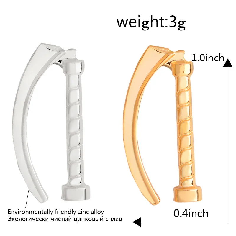 Брошь Laryngoscope Золотая и серебряная брошь для экстренных случаев врача медсестры