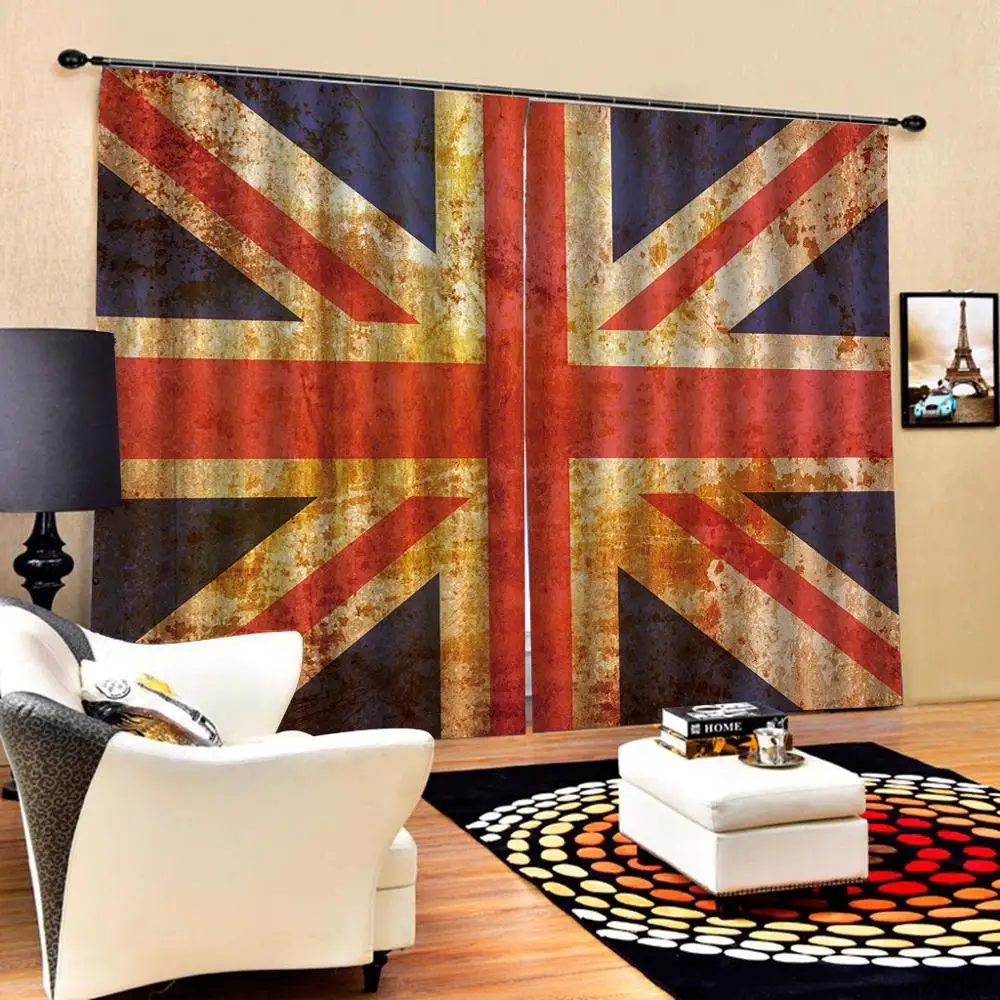 Роскошные затемняющие 3D Оконные Занавески для гостиной спальни Великобритании