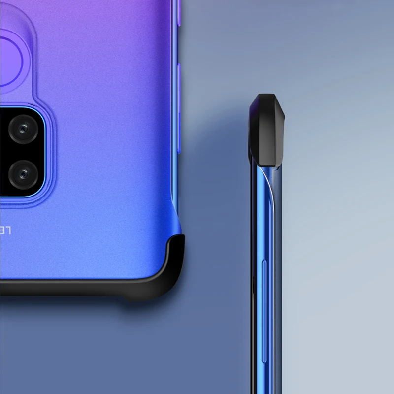 XUNDD для HUAWEI mate 20 Pro 20X20 lite Прозрачный чехол телефона Бампер Защитный матовый с