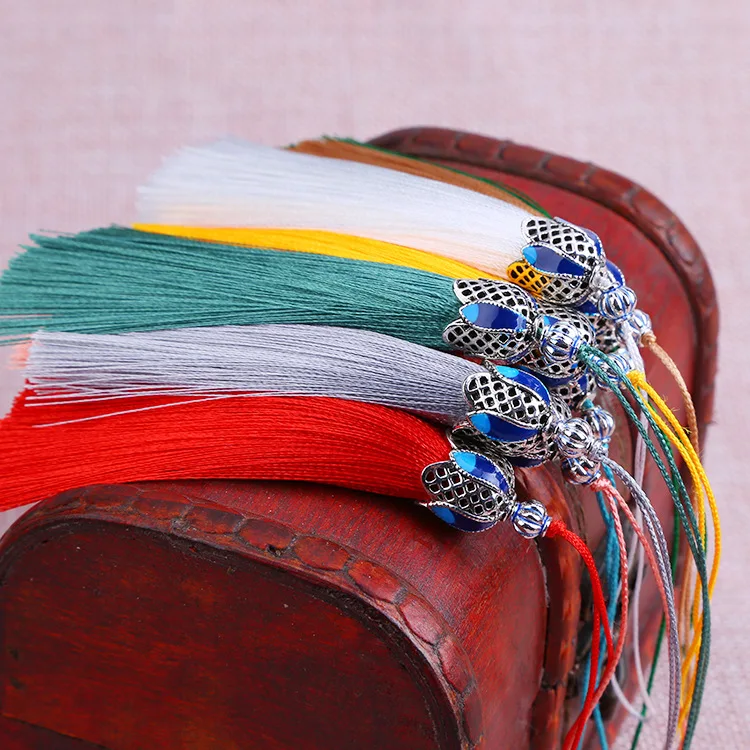 20pcs/lot Chinese Knot Tassels Handmade Long Silk Tassel Pendants for Jewelry Supplies Making Materials | Дом и сад