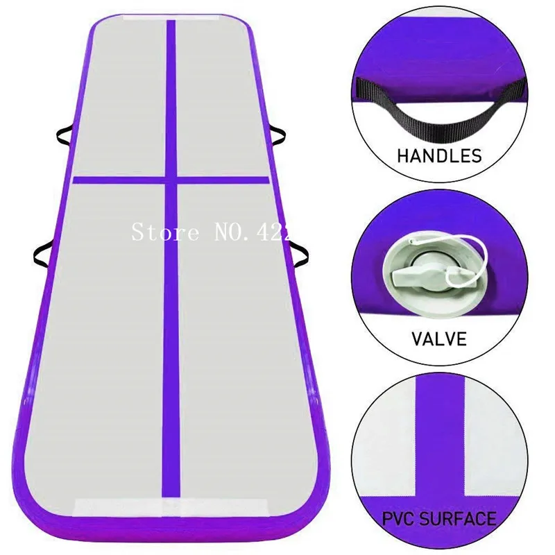Free Shipping 2*1*0.2m Inflatable Cheap Gymnastics Mattress Gym Tumble Air Track Floor Tumbling For Sale | Игрушки и хобби