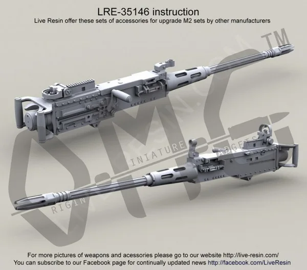 [Набор масштабных моделей] живая Смола LRE-35146 1/35 M3D/дракон M-50. 50 Калибр пулемет корпус