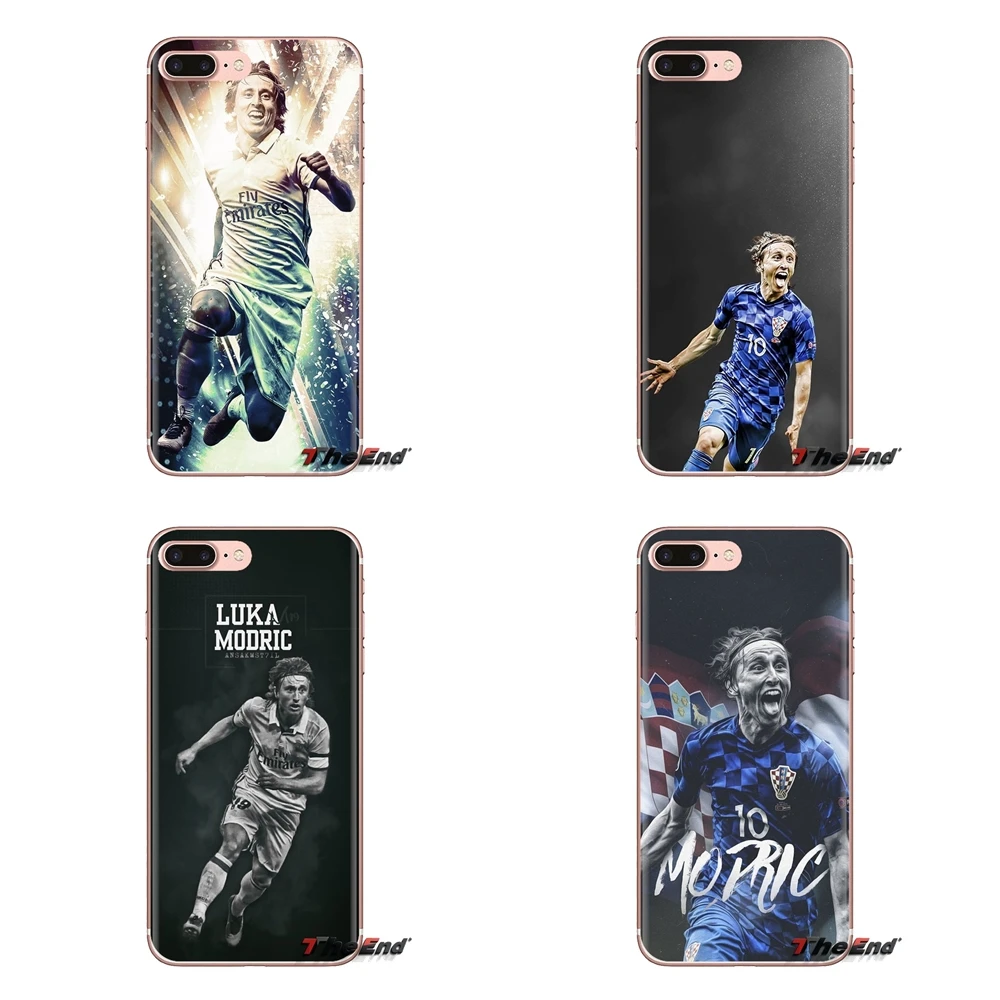 For iPod Touch Apple iPhone 4 4S 5 5S SE 5C 6 6S 7 8 X XR XS Plus MAX footballer Luka Modric Soft Transparent Shell Covers |