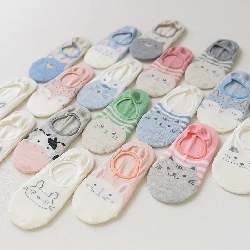 В продаже! Летние хлопковые носки с рисунками персонажей мультфильмов 4 пары 22